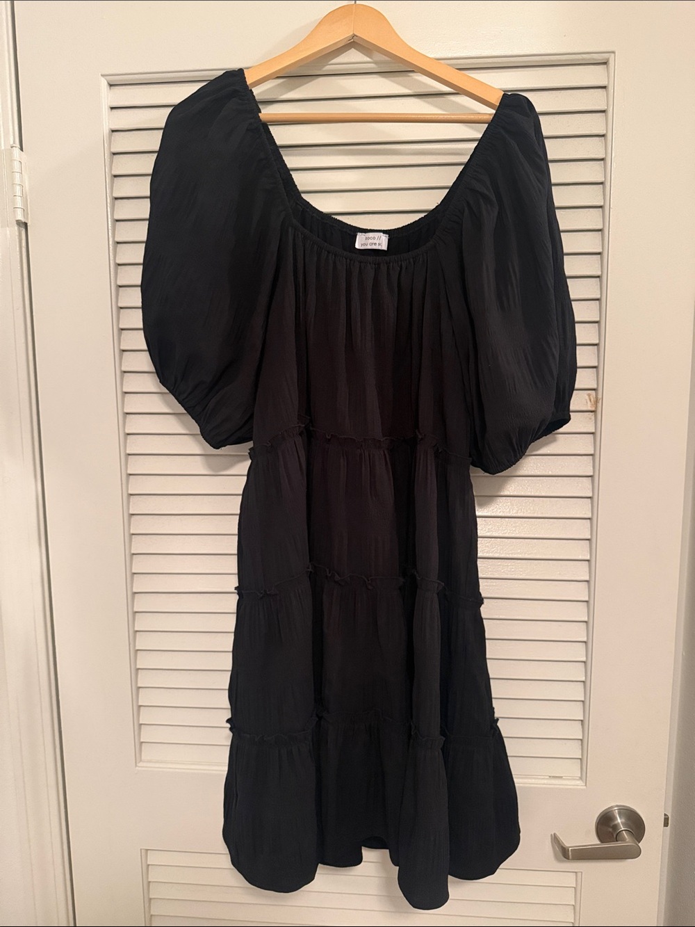 Zoco short daymaker dress in black